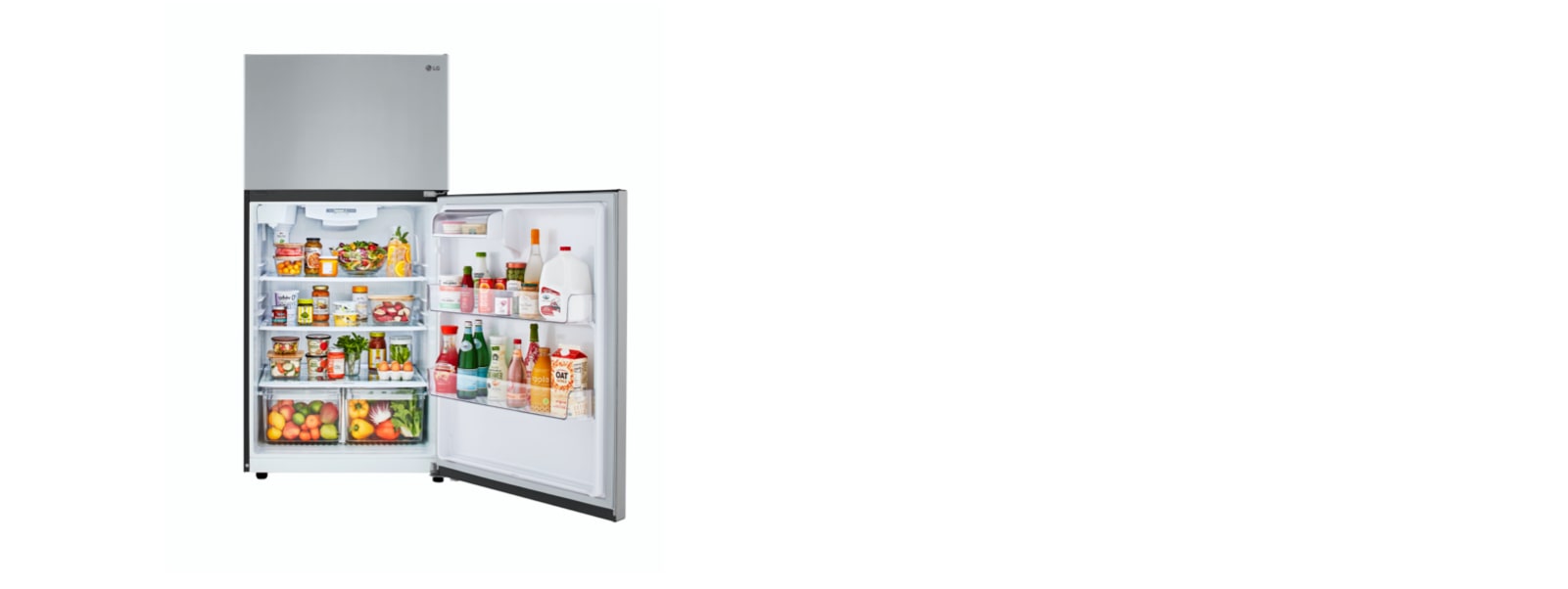 LG 24 cu. ft. Top Freezer Refrigerator (LRTLS2403S) LG USA